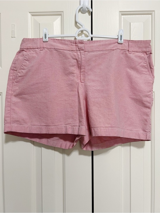 J. Crew Pants - J Crew Shorts Pink 16 100% Cotton Chino Preppy Classic Coastal Casual Chino